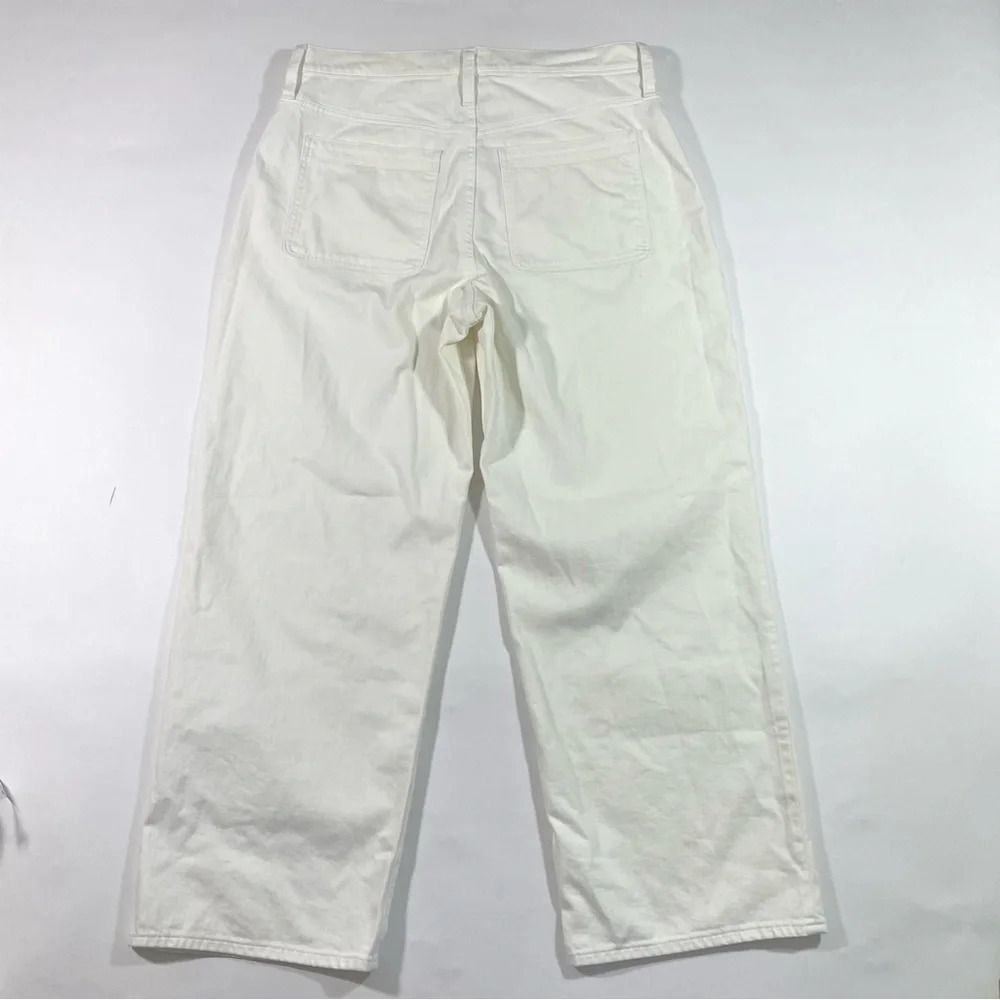 Madewell Perfect Vintage Wide Leg Jean Tile White Patch Pocket - Picture 4 of 11